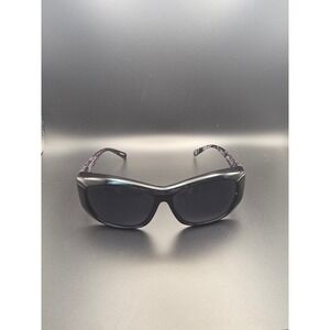 Solar‎ Shield Sunglasses Womens Black Excellent Polarized Snakeskin SS FO-017